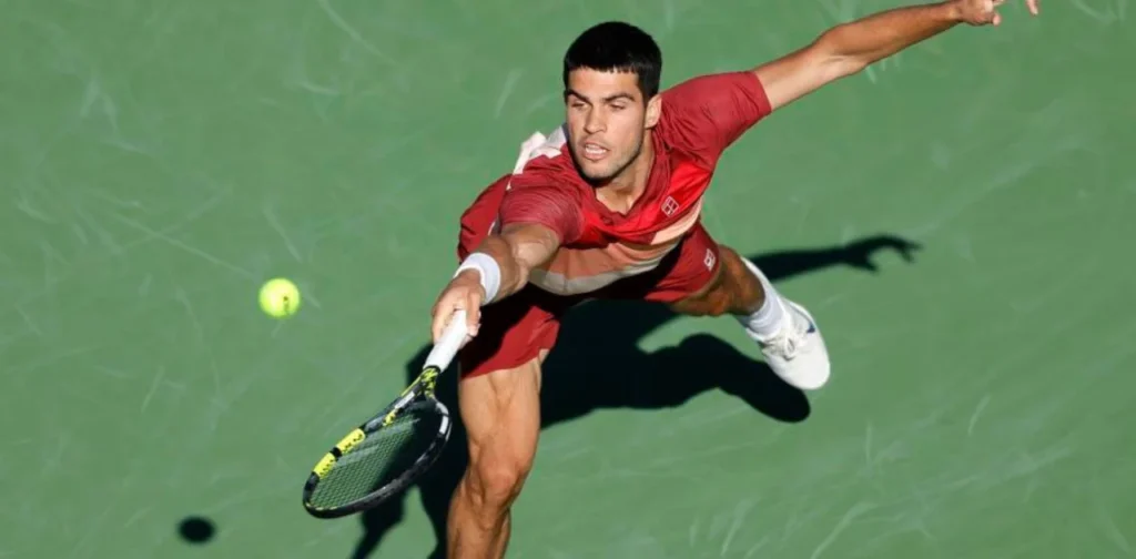 Carlos Alcaraz vs David Goffin (2:20 approx.) 1 Carlos Alcaraz vs David Goffin