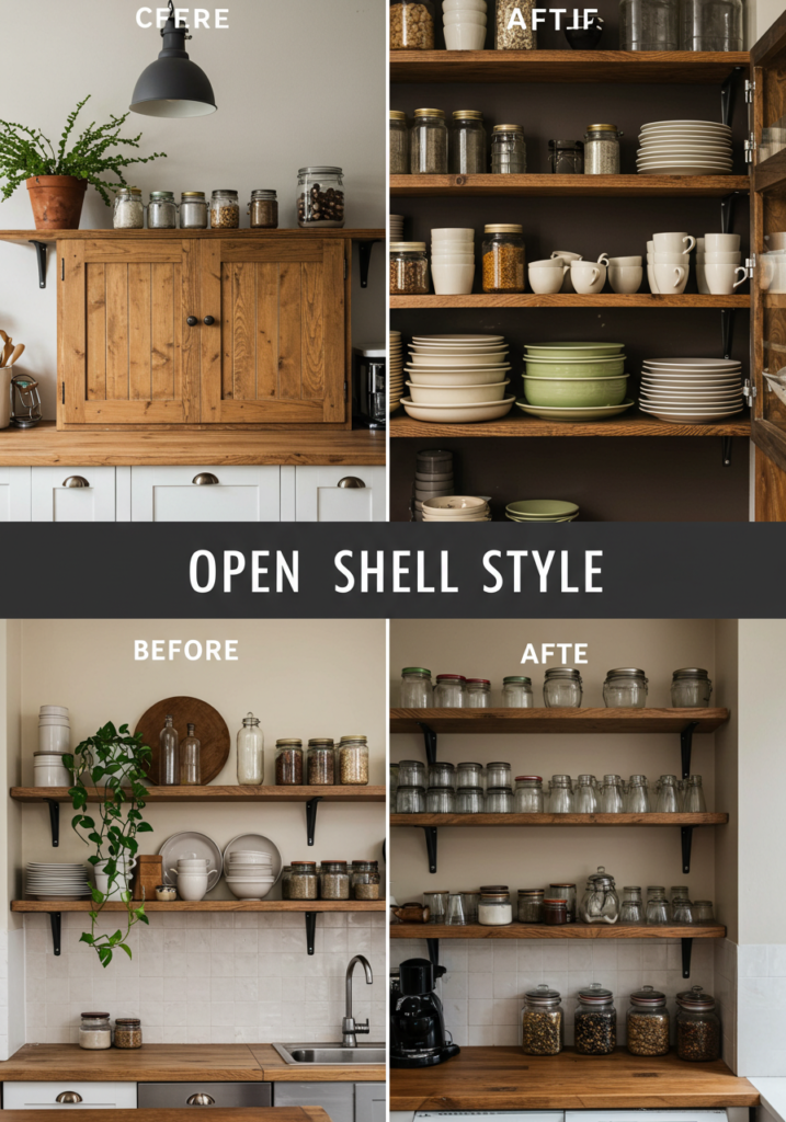 Add Open Shelving