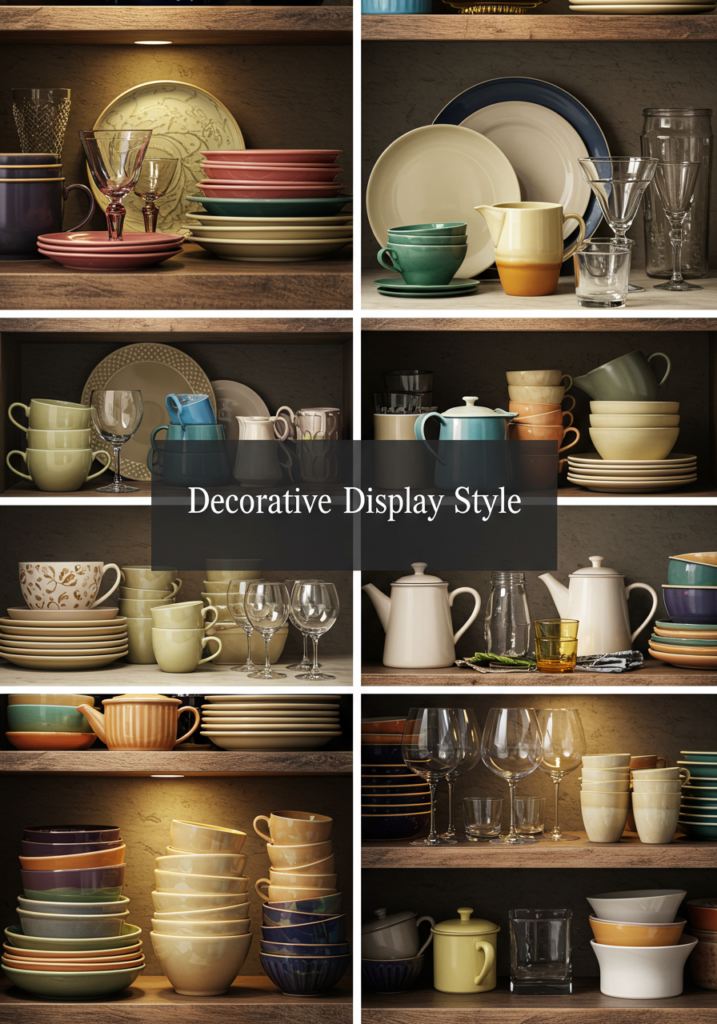 Display Decorative Dishes and Glassware