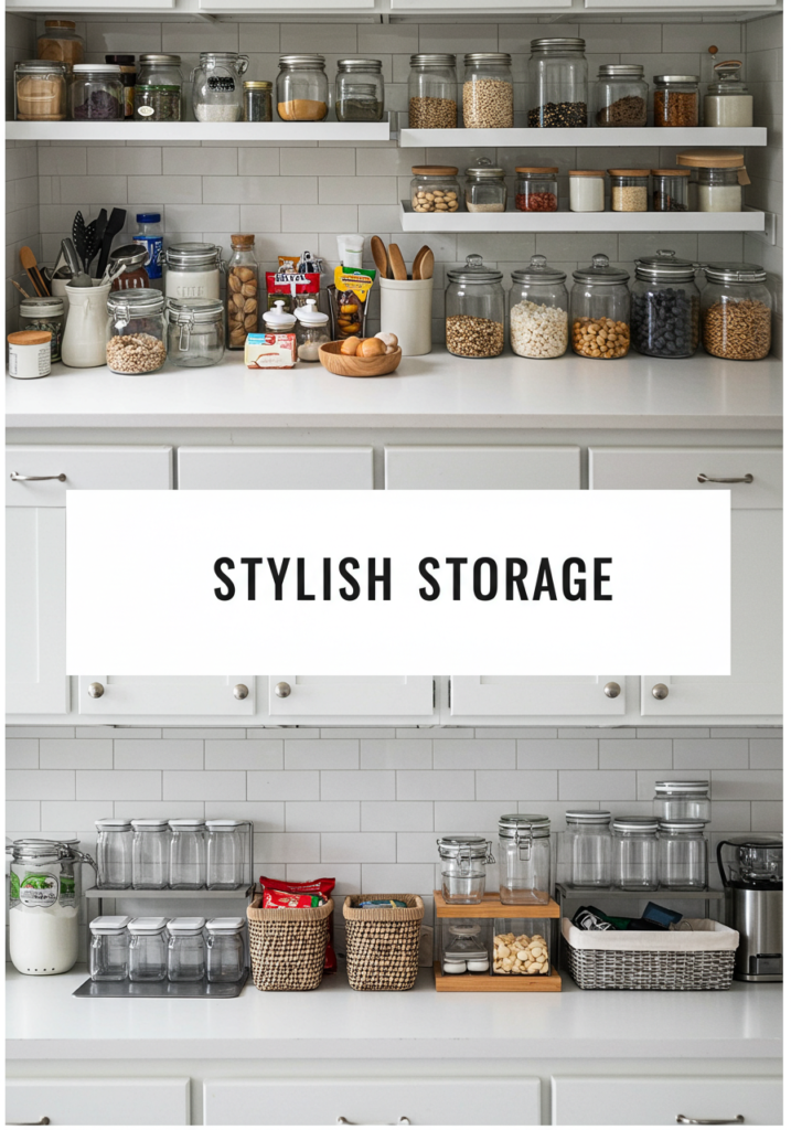 Use Stylish Storage Solutions