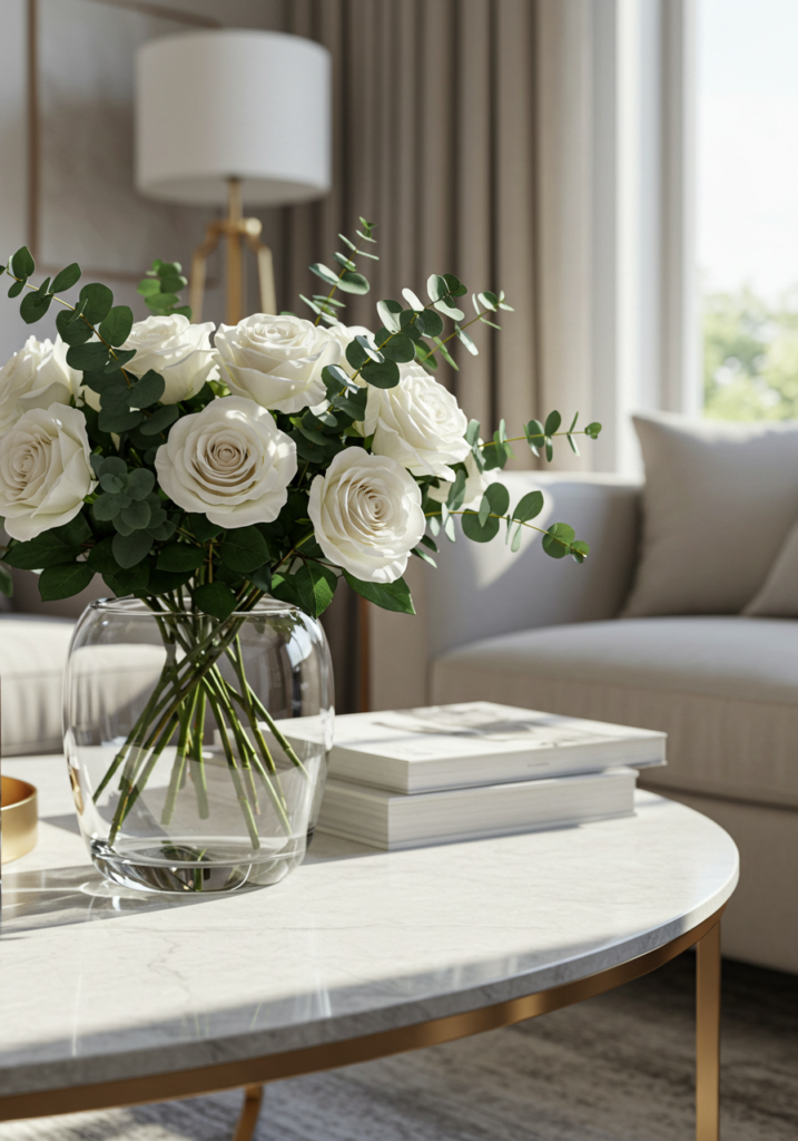  Incorporate Fresh Flowers or Greenery