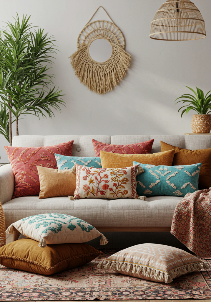 Colorful Throw Pillows