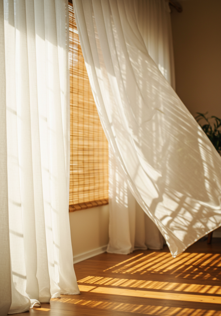 Add Light and Breezy Window Treatments