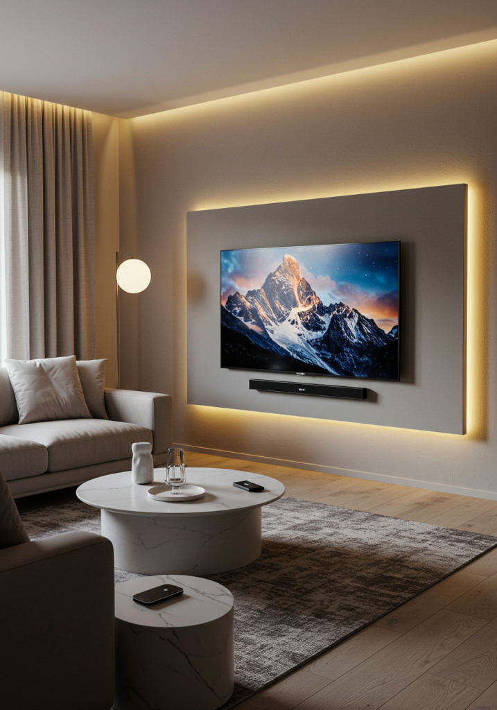 Modern Living Room Ideas for 2025: Fresh Trends for a Stylish Space 5 Tech-Integrated Smart Living Rooms