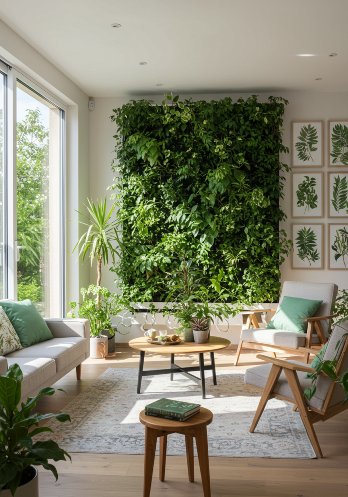 Modern Living Room Ideas for 2025: Fresh Trends for a Stylish Space 9 Bringing Nature Indoors